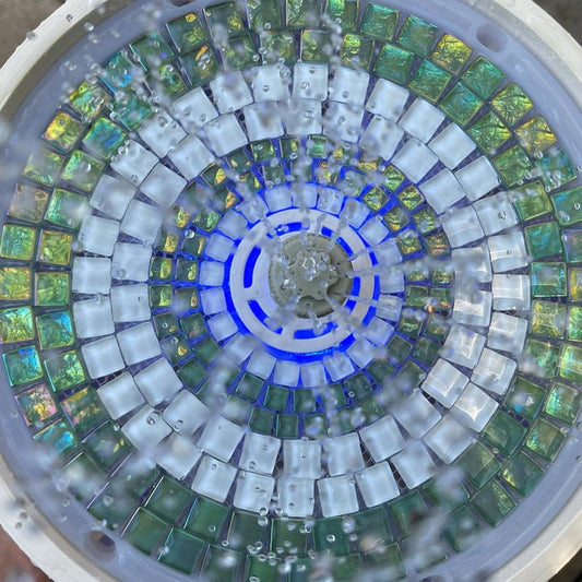 Decorative Mosaic - Iridescent Verdigris - hydria