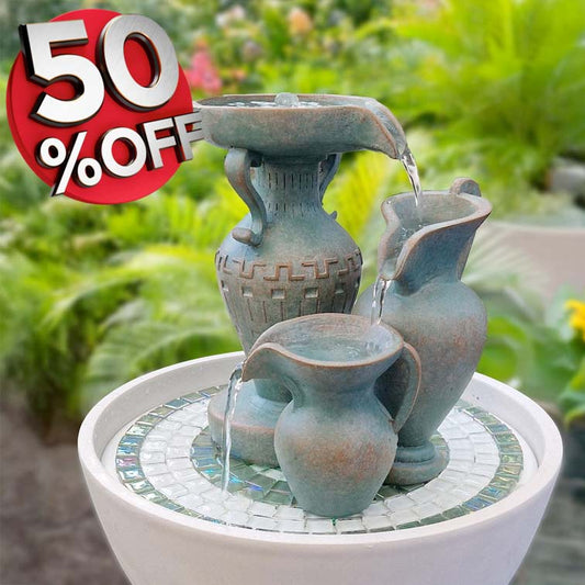 Verdigris Greek Cascade