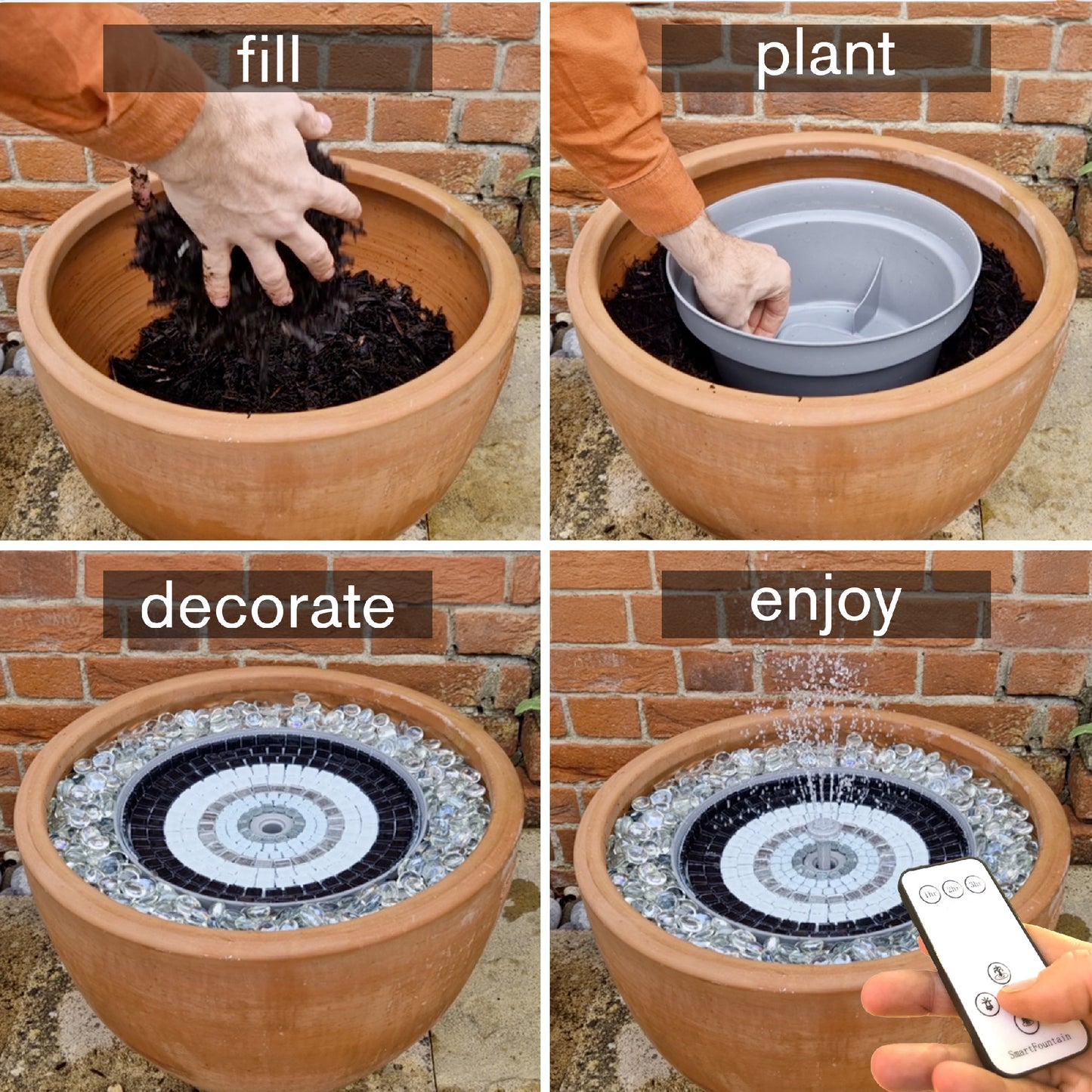 HYDRIA CORDLESS WATER FOUNTAIN KIT - hydria