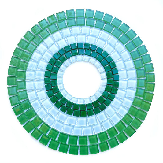 Decorative Mosaic - Forest Green - hydria