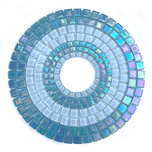 Decorative Mosaic - Iridescent Light Blue - hydria