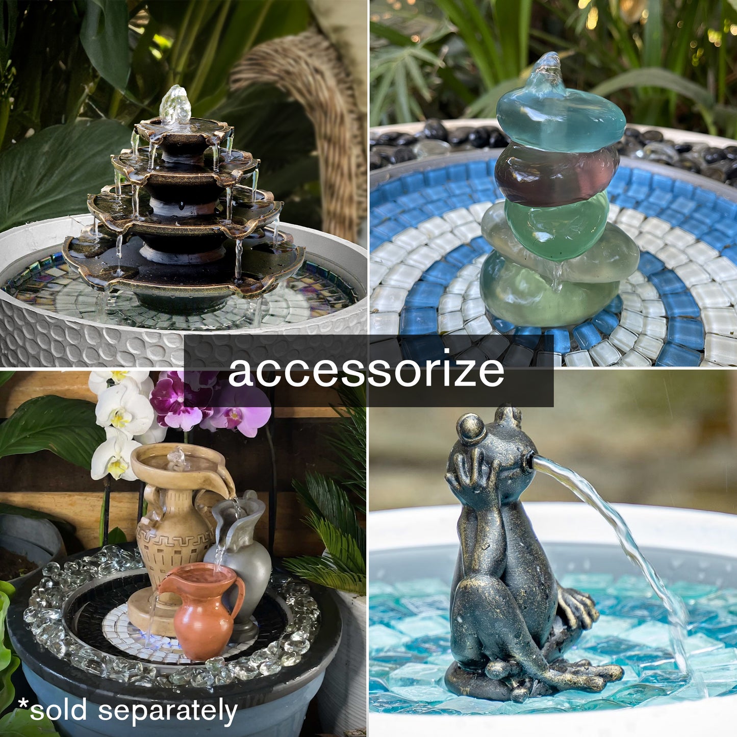 HYDRIA CORDLESS WATER FOUNTAIN KIT - hydria