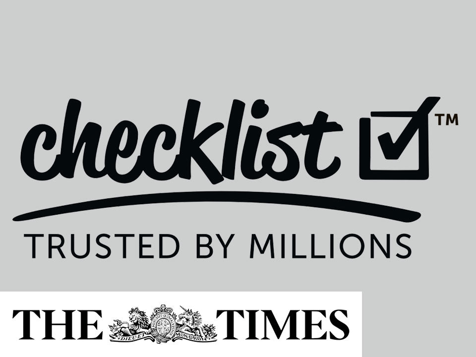 Featured in The Times. Checklist trusted by millions