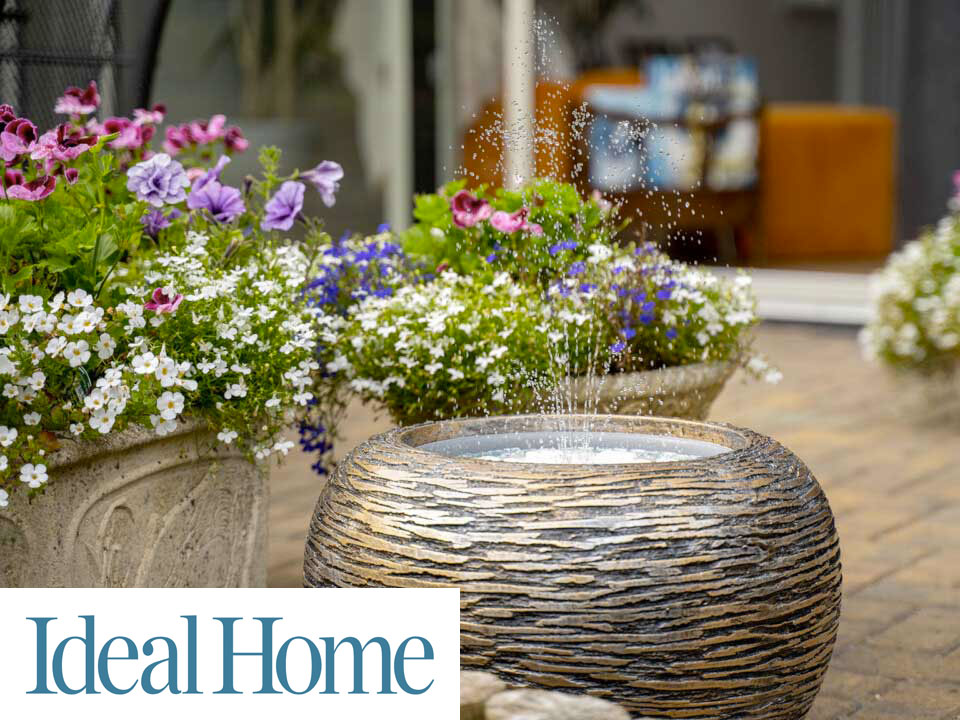 Ideal Home - A new innovation in water feature ideas is the rechargeable version from Hydria