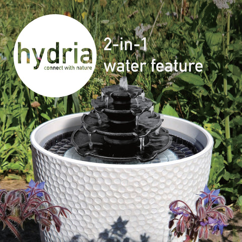 Hydria 2-in-1 Water Feature White Image
