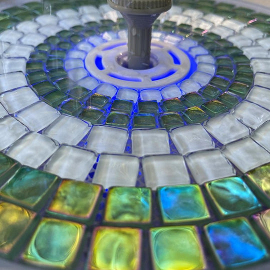 Decorative Mosaic - Iridescent Verdigris - hydria