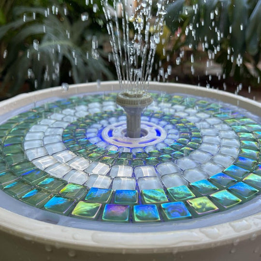 Decorative Mosaic - Iridescent Verdigris - hydria