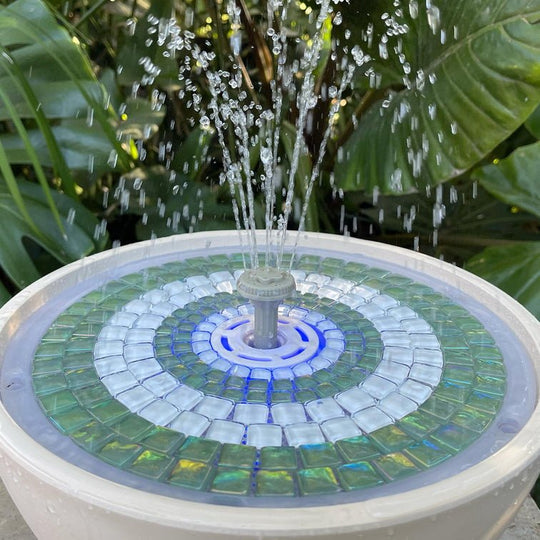 Decorative Mosaic - Iridescent Verdigris - hydria