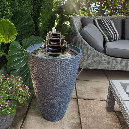 HYDRIA 4 - IN - 1 WATER FEATURE BLACK - hydria