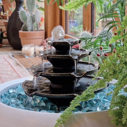 Bronze Tiered Cascade - hydria