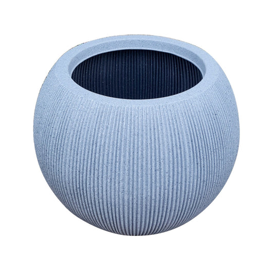 Nature Ridged Bowl - Large Med Grey