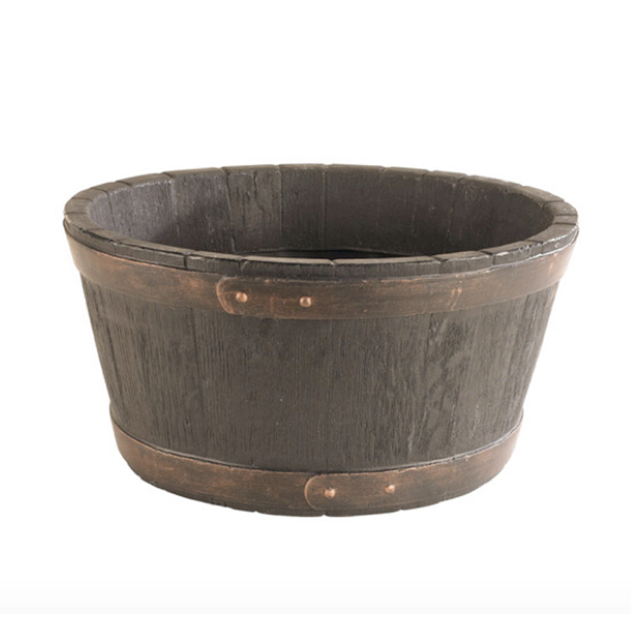 Oakwood Barrel Planter