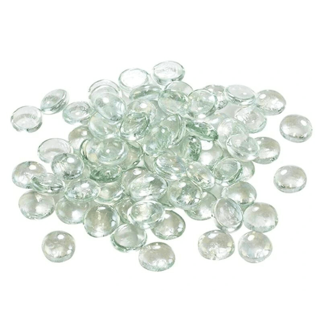 Glass Beads Clear Lustre hydria