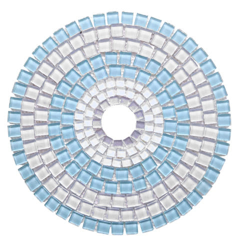 MOSAIC - SKY BLUE AND WHITE