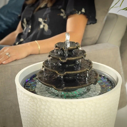 Bronze Tiered Cascade - hydria