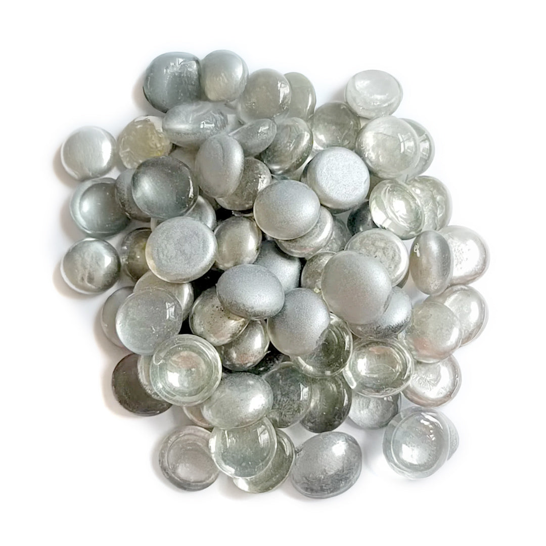 Glass Pebbles - Grey - 1kg
