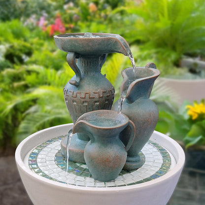 Verdigris Greek Cascade