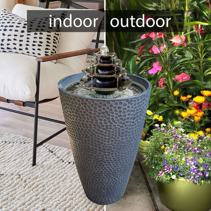 HYDRIA 4 - IN - 1 WATER FEATURE BLACK - hydria